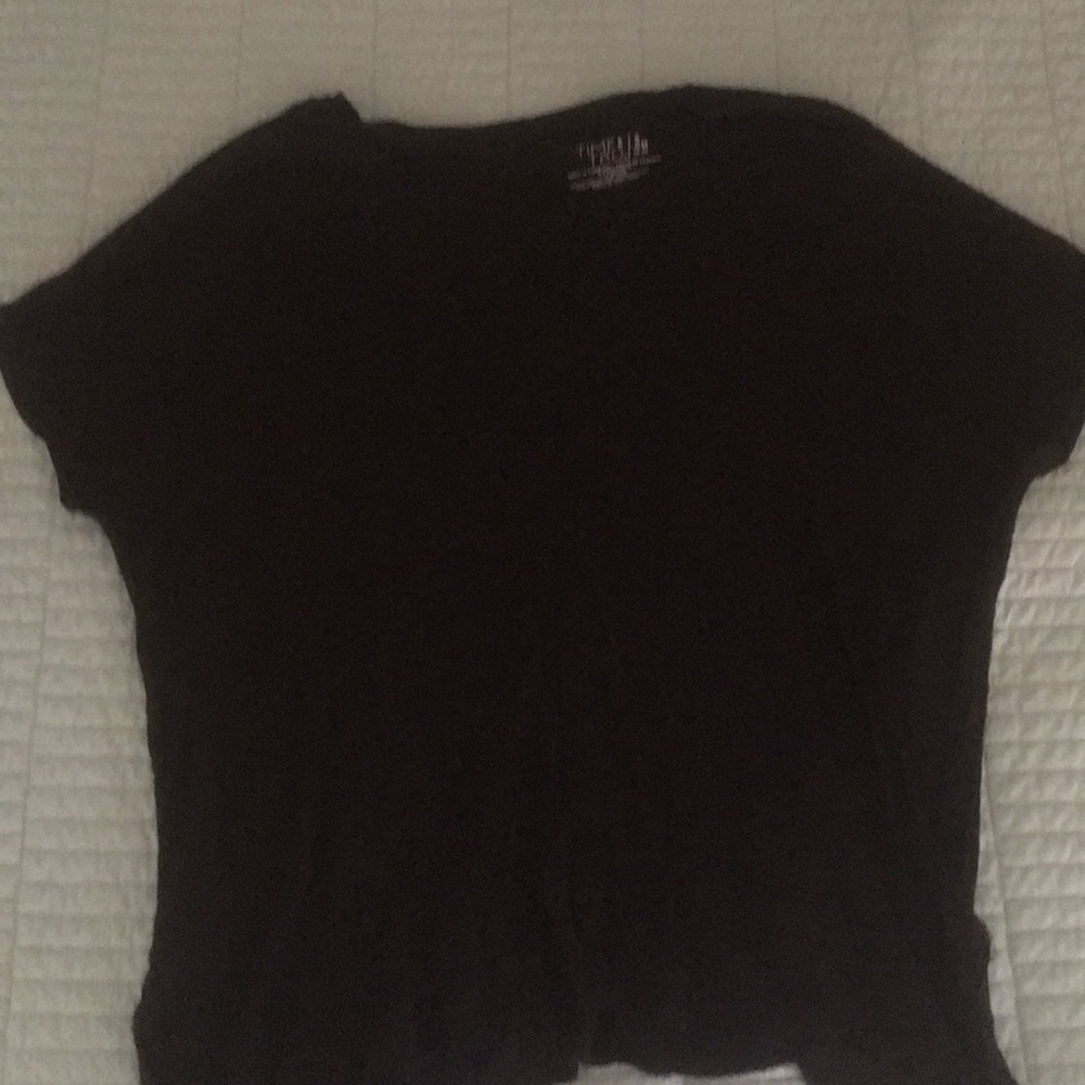Off shoulder high low shirt